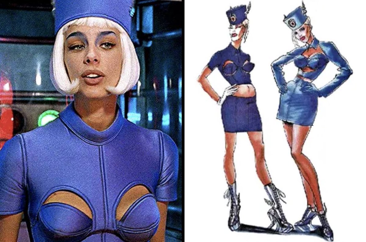 rogue's tweet photo. It is crazy how these futuristic outfits designed by Jean Paul Gaultier for The Fifth Element still look so fashionable even all these decades later https://t.co/0CWQ5NEzfk
