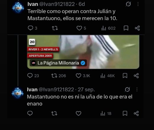 Lucv3n's tweet photo. @Ivan9121822 @StatsMillo @EASPORTSFC Después andas mariсoneando que los bosteros operan a los jugadores salidos de River pero sos el primer mogoIico que hace lo mismo https://t.co/cmxPMTW9ay