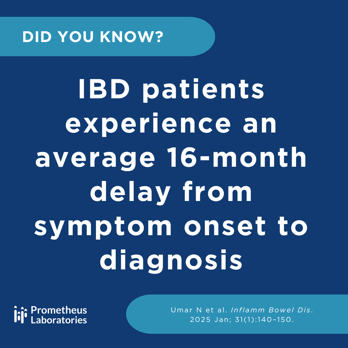 prometheuslab's tweet photo. With IBD patients experiencing an average 16-month delay from symptom onset to diagnosis, clinicians need tools that can help reduce diagnostic uncertainty and support more informed decision-making.

At #ACG2026, we're highlighting IBD Precis, an advanced serology test designed to provide greater clarity in IBD identification, disease differentiation and risk stratification.

Visit us in booth 900 to see how today's serology is helping shape more personalized IBD care.

#IBD #ACG2026 #Gastroenterology #PrecisionMedicine