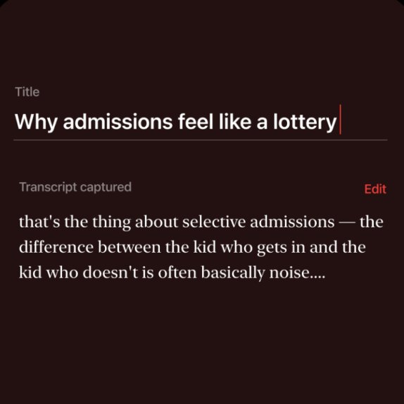 pocketcasts's tweet photo. Ever bookmark a podcast and forget why? Smart Bookmarks captures the transcript around the moment you save and creates a title based on it.

So when you come back to 13:28, you have context without missing a beat. https://t.co/gVBkJmPEh0