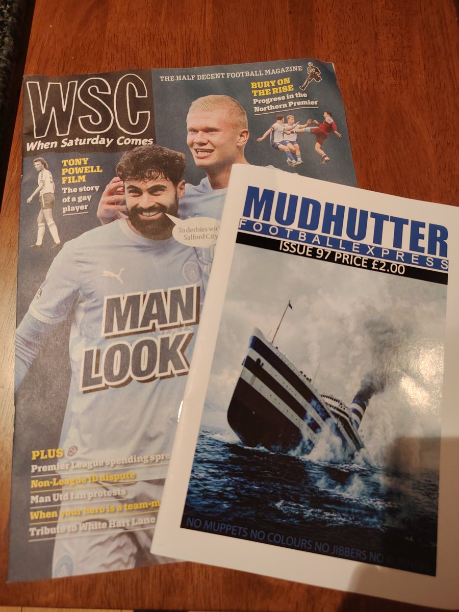ViewFootballMag's tweet photo. Good post day @mudhutter @WSC_magazine https://t.co/WRGwNzY3SR