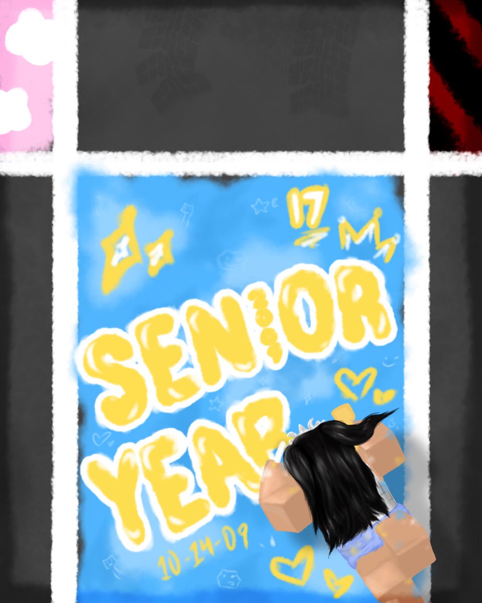 sparklingsrblx's tweet photo. hooray! today is my 17 year anniversary of  being on the roblox platform!!! 🎊🪩

in honor of her new car, sparklings got to paint her senior parking spot 😋 https://t.co/N3UIA1sqjW