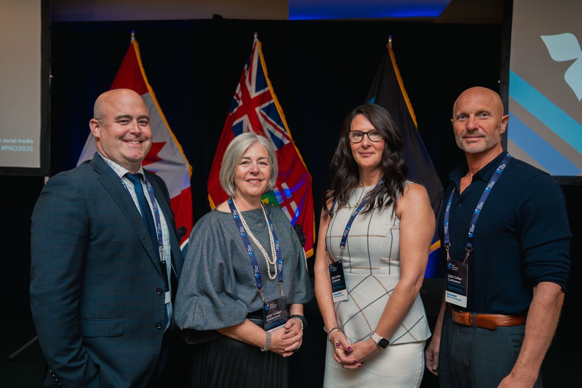 PoliceAssocON's tweet photo. That’s a wrap on the PAO’s 2026 Civilian Conference! 

The two-day conference, hosted by the Belleville Police Association, brought members together for expert-led sessions on civilian collective bargaining, legal and discipline updates, JJE’s and pay equity, onboarding and workplace culture, AI in policing, and a provincial roundtable.
 
Thank you to our Conference Co-Chairs, Kathryn Chytuk, Tim Morrison and Becky Verreault, for your leadership and dedication, and to all our association executives for your continued work supporting civilian police members across Ontario.
 
A special thank you to the Belleville Police Association for hosting us and organizing a fantastic social event at Linguine’s Italian Restaurant last night. We appreciate everyone who contributed to a successful conference!