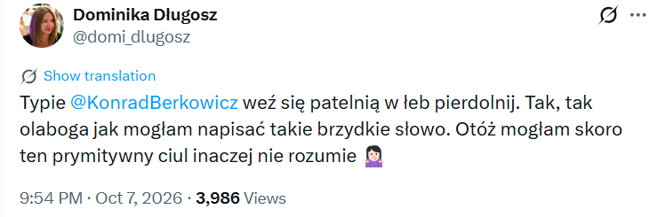 GasewiczJarek's tweet photo. Do bydlaków trzeba zwracać się tak, żeby zrozumieli. https://t.co/GKVIggr4ub