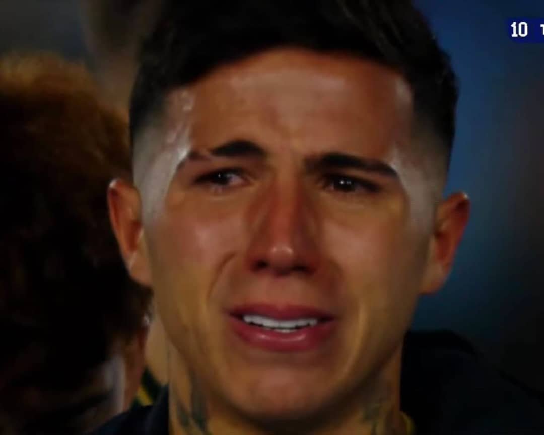 Afc_Freedom's tweet photo. Enzo after realising he will be the first World cup winner to play in the championship https://t.co/KkMf0v54Hl