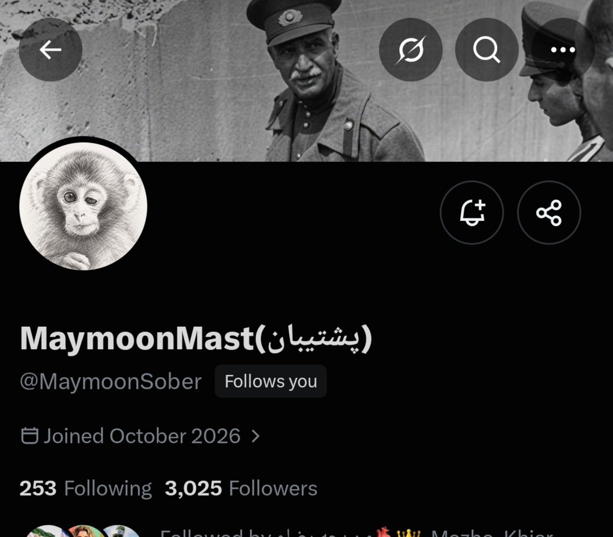 Steveimcqueen3's tweet photo. آپرانیک عزیز و میمون مست عزیز هم اکانتاشون تو ریپورته و لیمیت شدن.
حمایت از همدیگه باعث خوردن تیر لشگر ریپورت کننده به سنگ مبشه.
@MaymoonSober 
@PatriotApranik https://t.co/iLWz2mESaO