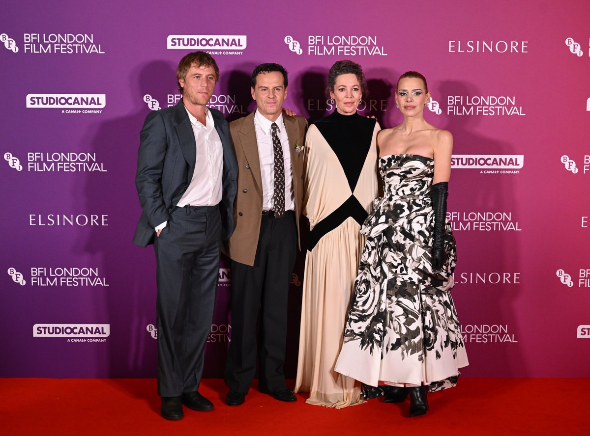 elsinoremovie's tweet photo. Opening Night at the London Film Festival with ELSINORE ✨

Starring Andrew Scott, Olivia Colman, Billie Piper, Johnny Flynn, Luke Thompson, and Joe Locke. https://t.co/nvRRJV5Ref