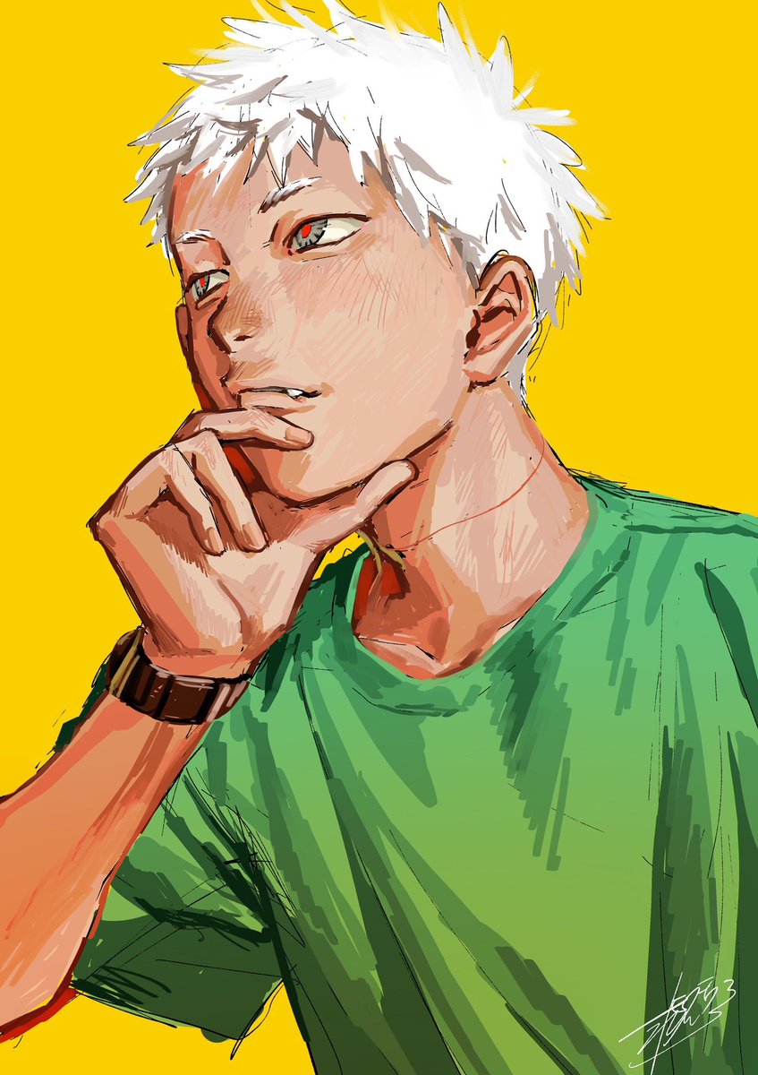 tanakastinkking's tweet photo. i love his little fang https://t.co/nJghN03olD