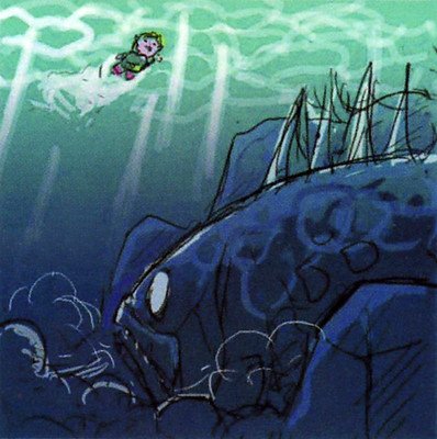 ib1smal's tweet photo. Wind waker but it's scary https://t.co/zgEFSm7t4x