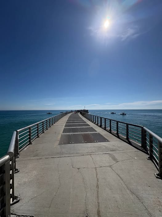 mnagu50's tweet photo. A good pier for fishing from the pier. Nearby is parking, a bait shop, and an empty beach where the whole family can relax. https://t.co/pB4hfJDrGW