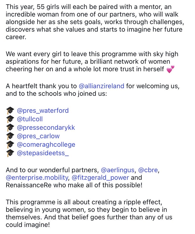 Pres_Carlow's tweet photo. 🌸We are delighted to once again be involved in The Shona Project. This year Ms Hayden and Ms O'Doherty will be leading our @Pres_Carlow participants! 🌸https://t.co/BZJglmS6kK 🌸 #empowering #inspiring  @shonadotie @CeistTrust @TYUpdated https://t.co/LnIVpCzee7