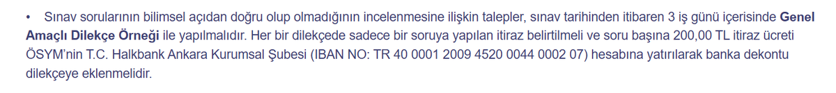 1dgaf_ck's tweet photo. @deniz_2813 @erksab32691 Şöyle göstereyim. Ve her bir soru için bir dilekçe yazılıyormuş. Yani itiraz etmeyin demeye getirmişler. ''Adaylar Tarafından Dilekçe Gönderilmesi ve İşlem Ücretleri'' başlığı altında bulabilirsiniz. https://t.co/5YLP25dGEd