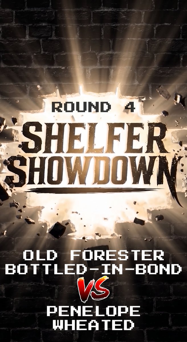 Goodbottle8's tweet photo. SHELFER SHOWDOWN - ROUND 4! Another Bourbon battle, another chance to play along at home (and maybe win yourself an ice maker)! Visit https://t.co/C88ki7rVah and let us know: "which is your go-to, Old Forester Bottled-in-Bond or Penelope Wheated?" That puts you in the running to win our fabulous prize! #whiskey #whiskeywednesday #bourbon #bourbonlovers #contest