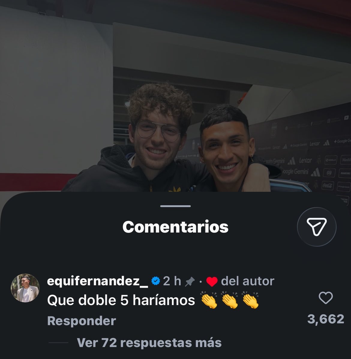 hirusimp's tweet photo. el comentario que le puso equi a davo jdjajjd GENIO😭 https://t.co/LLZ7iR9TNt