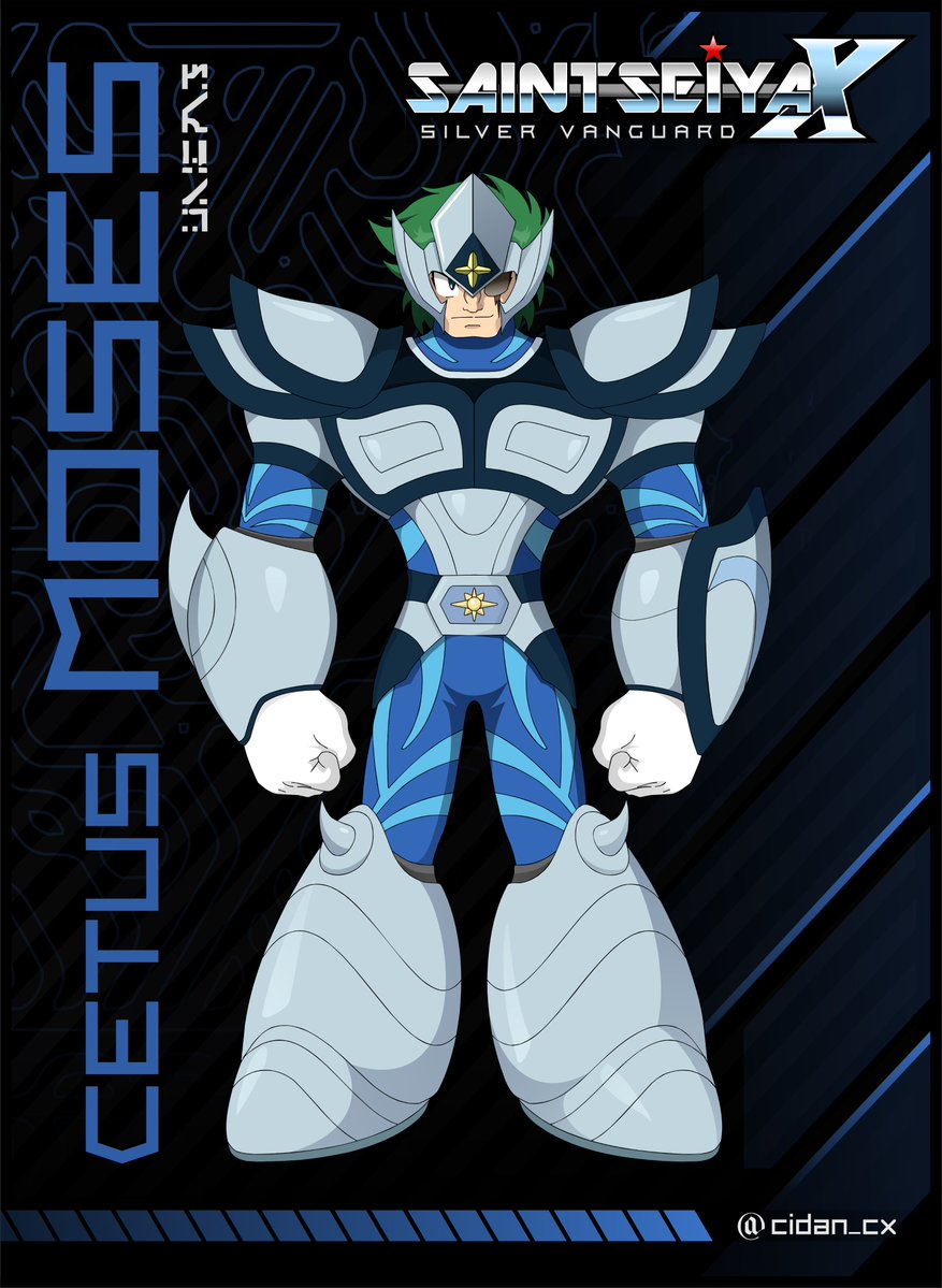 Cidan_cx's tweet photo. Saint Seiya X: Silver Vanguard 
Cetus MOSES. https://t.co/MeDgOEx4Ju