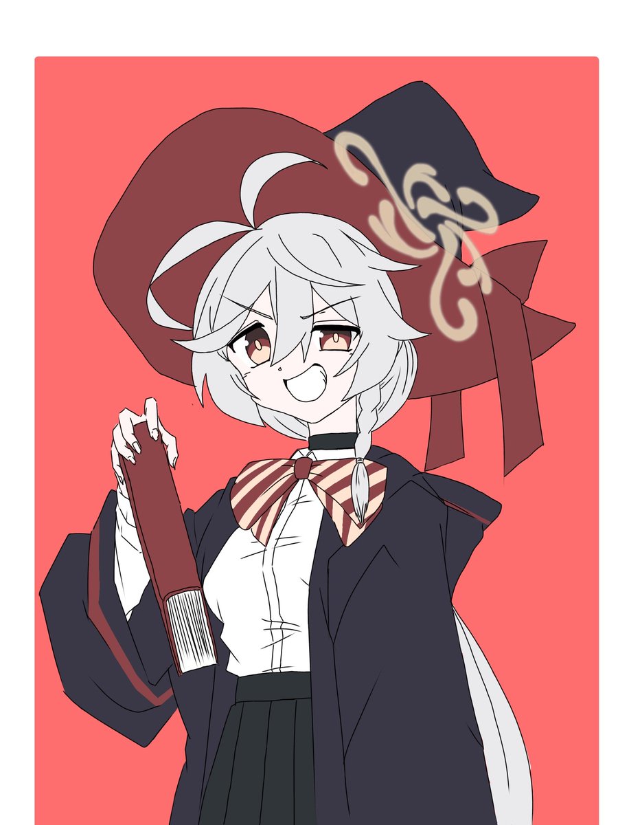 Veku3939's tweet photo. オカルト研究部過去絵
当時イベント未読だったから｢これで合ってる…？｣って気持ちで描いてた。 https://t.co/nsrwBA9UhT
