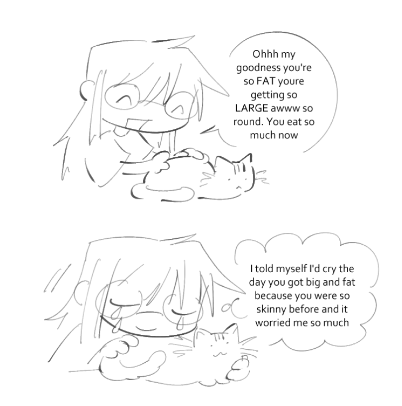 woomyume's tweet photo. my reverse vent art where i draw something good about my life https://t.co/rfigb6HLZL