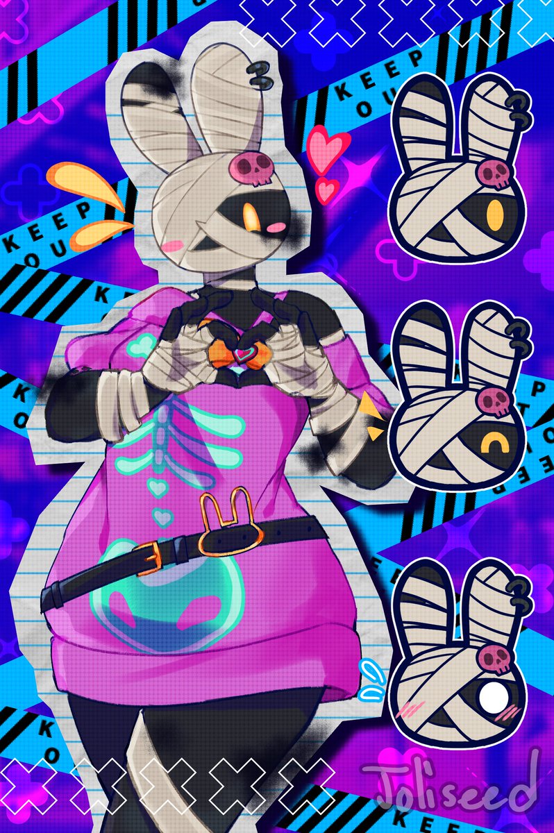 _joliseed_'s tweet photo. bunnybone 🌈🐰
#fortniteartㅤㅤ https://t.co/wyid0kBIwc