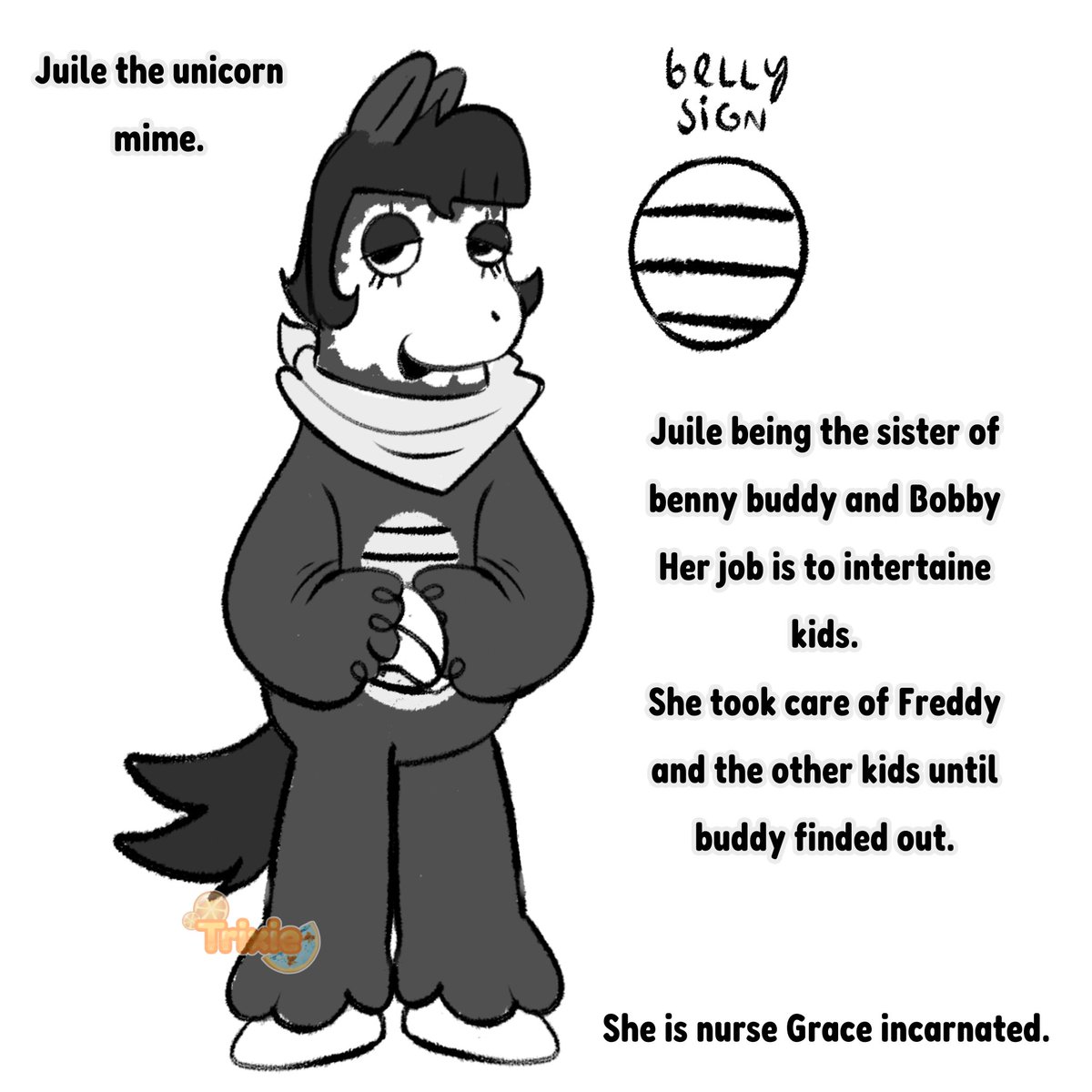 trixietheghost1's tweet photo. Buddy oc #buddytheunicorn #oc #buddy2026 https://t.co/DUljjSzKga
