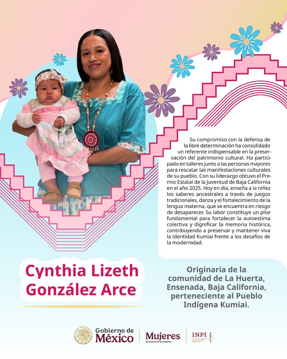 INPImx's tweet photo. ¡Felicitaciones a las ganadoras de la 5ª Edición del Premio Nacional a la Promoción de los Derechos de las Mujeres Indígenas: Martha Sánchez Néstor!

Conoce la trayectoria de estas 20 mujeres indígenas cuyo trabajo, liderazgo y compromiso contribuyen a la defensa y promoción de los derechos de las mujeres, al fortalecimiento de sus comunidades y a la construcción de caminos hacia la justicia, la igualdad, la libre determinación y una vida digna.

Desde distintos territorios y ámbitos de acción, sus voces y experiencias dejan huella e inspiran a nuevas generaciones.