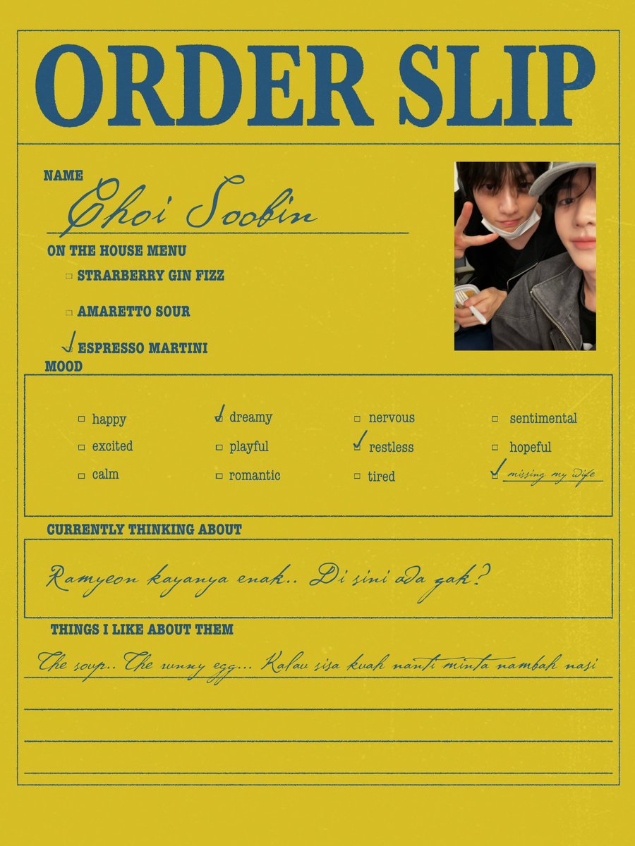Cheers2Soobin's tweet photo. @Tuwagajuhpan Billnya nanti gabung ke meja sebelah ya https://t.co/f3q8qV65jF