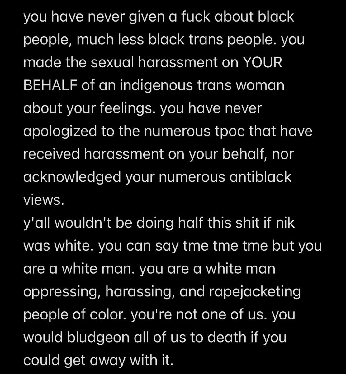 stxginfo's tweet photo. you are an oppressor. none of us are safe with you. https://t.co/9xv7N9aoY9
