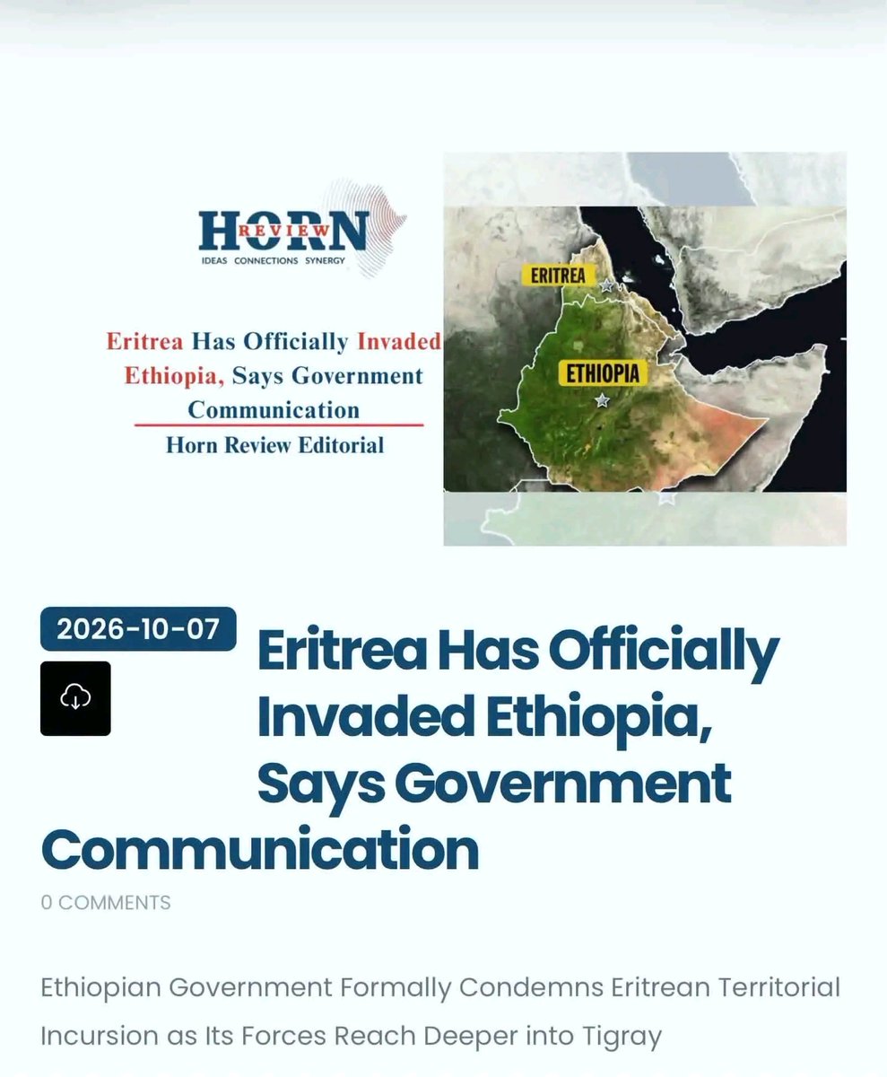 menwuyeletEthio's tweet photo. Aggression must be called out by name. Independent medias confirm Eritrean troops are operating inside Ethiopia, violating our sovereignty and international law. We call on the international community to recognize the clear distinction between the aggressor and the victim.
@UN  @cgtnafrica @bbcworldservice   @CNN   @_AfricanUnion @EU_Commission