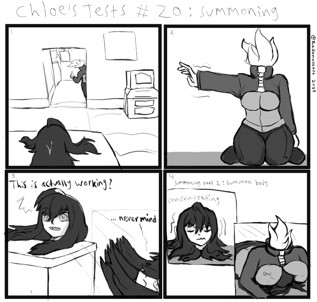 radionoiseart's tweet photo. [OC] Dullahan powers testing (2025) https://t.co/lkgmcvLcEM