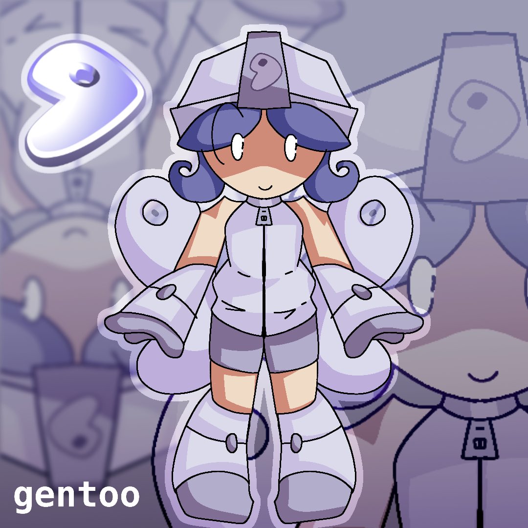 undoinn's tweet photo. yowh .... gentoo gijinka
#art #linux #gijinka https://t.co/GcdS2wWLrx