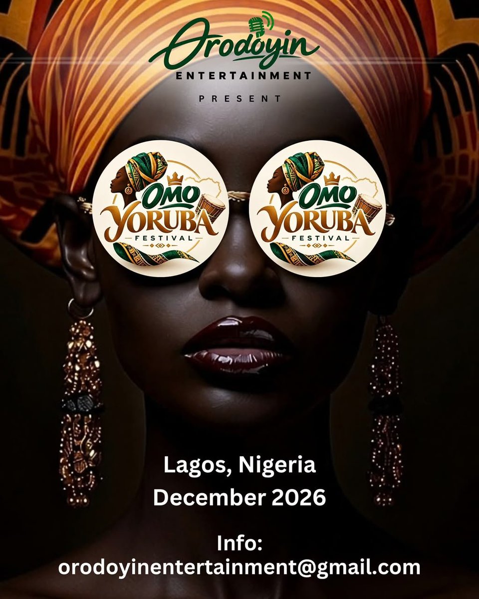lefty_of_africa's tweet photo. GETTING SET FOR A DECEMBER TO REMEMBER 💯

So hyped to be part of the team bringing the Omo Yoruba Festival to you. Get ready for a December filled with cultural celebration, games, celebrity interviews, live performances, and more fun✌🏾 https://t.co/I2qbyT04ge
