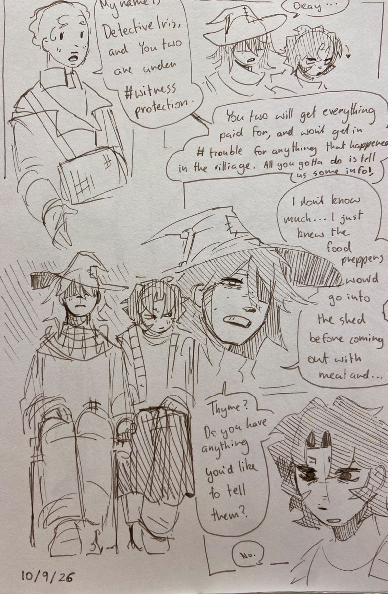 Maybemeidk29121's tweet photo. Som early Excommunicated au doodles from uhhh… idk how long before. https://t.co/EZKXNdvbeJ