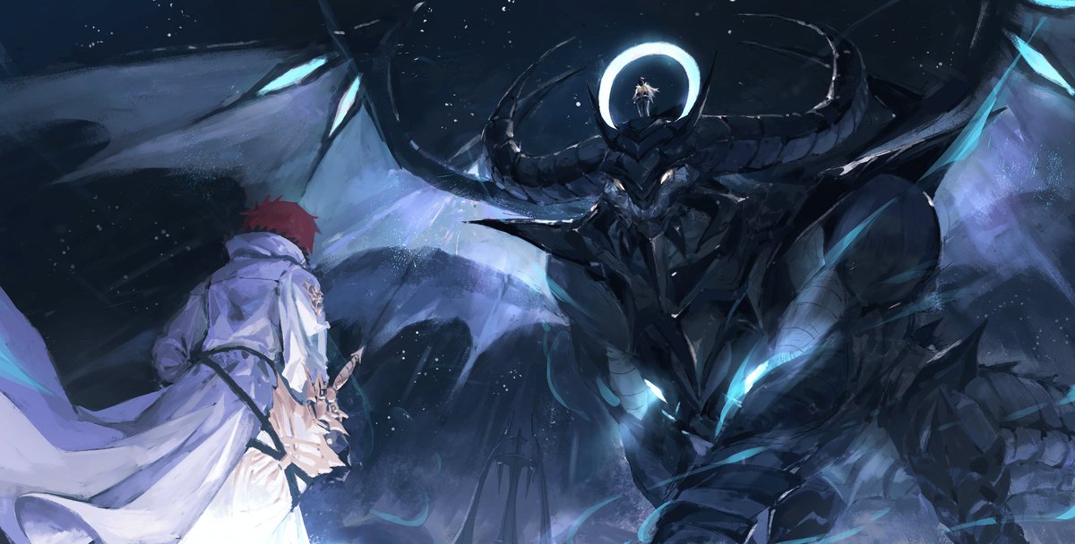 Xenosaiyan's tweet photo. "Quit putting on airs, hero. I’ll win regardless. ――Your stars were bad." https://t.co/JUXfWbwIqu