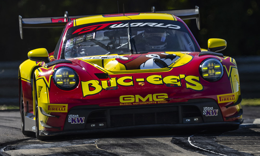 sportscar365's tweet photo. 🦫 BEAVER ON BRICKS: @AyhancanGuven set the quickest time in the first on-track action for Saturday’s Desder @Indy8Hour, putting the Pro-Am class GMG Racing Porsche 911 GT3 R Evo on top.

➡️ https://t.co/KwJ6H30uVm #IGTC #GTWorldAmerica #Indy8H https://t.co/orog7nQqT7