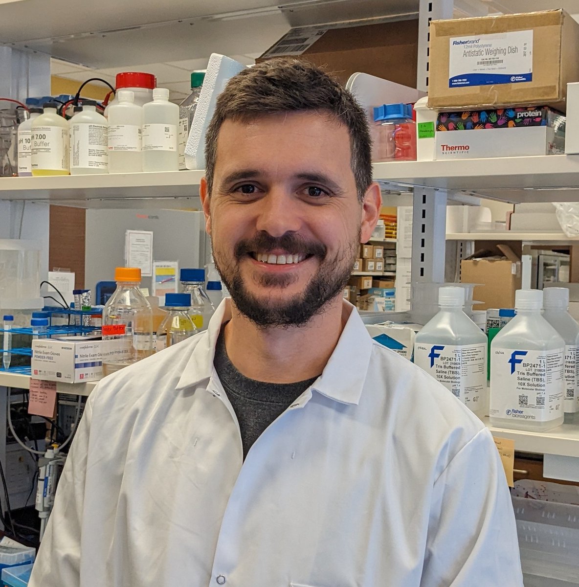 _BrightFocus's tweet photo. Your gut may have more to do with your brain than you think.

BrightFocus Foundation Alzheimer's Disease Research grant recipient Dr. Miguel Moutinho is studying how gut bacteria and niacin production may affect brain health. 

His teams' research could point to an entirely new way of treating Alzheimer's disease. 

Read more: https://t.co/CKEErRM1NS 

#Alzheimers #Neuroscience #Science