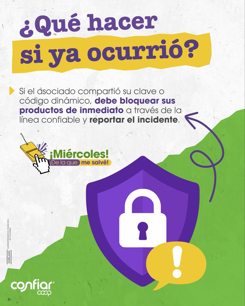 CONFIARCoop's tweet photo. 🚨 ¡Cuidado con el smishing y el vishing!

Los delincuentes pueden hacerse pasar por funcionarios de Confiar a través de mensajes de texto o llamadas para intentar obtener tus claves, códigos dinámicos, datos de la tarjeta o información personal.

#Ciberseguridad https://t.co/c7XPf1F3sJ