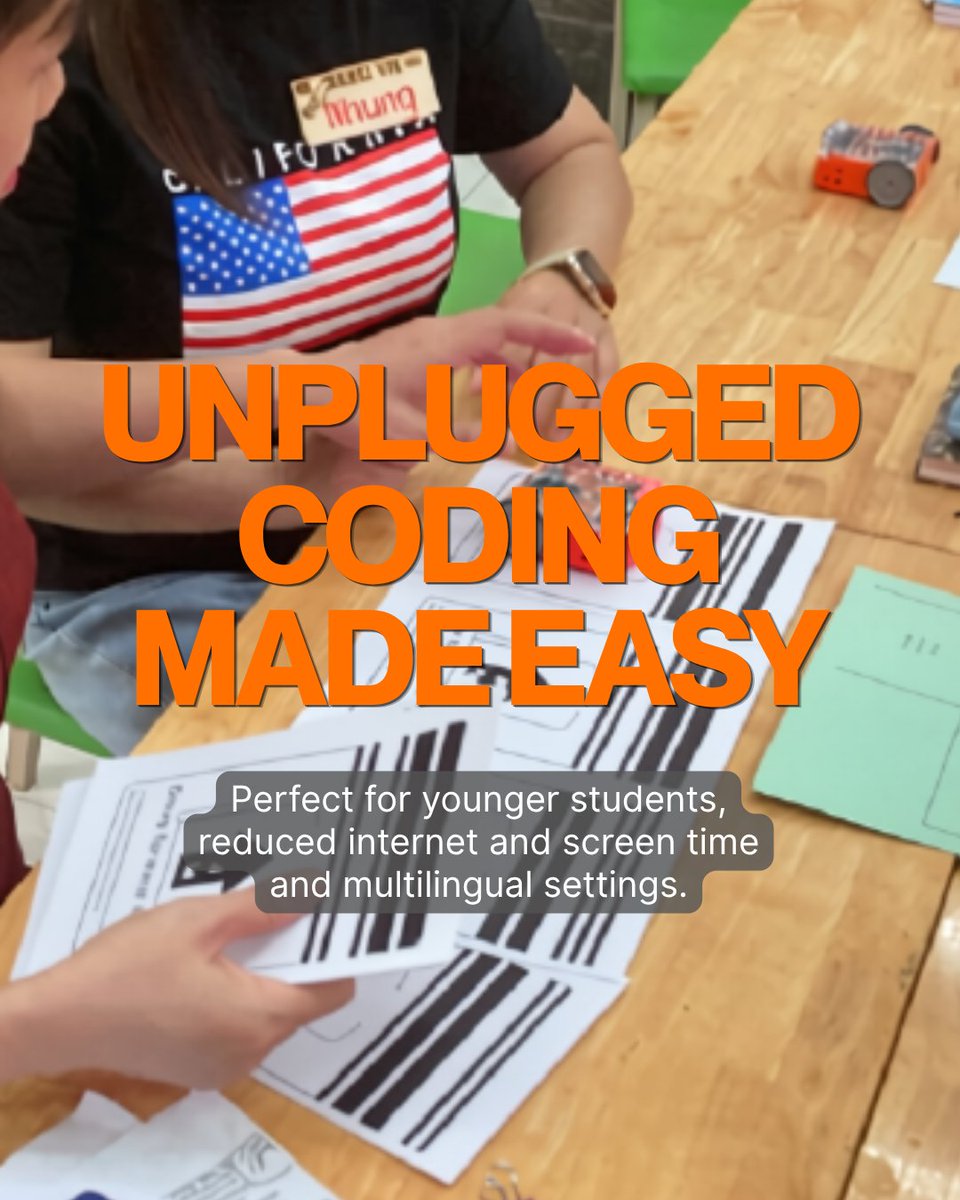 MeetEdison's tweet photo. As screen time limits become more common, your classroom needs easy ways to introduce computer science and coding principles, without a device.

Meet Card Coding. No devices, no apps, no internet. Just hands-on learning using real programming concepts.

https://t.co/orVK3K2Vey https://t.co/cEPDPHNN4v