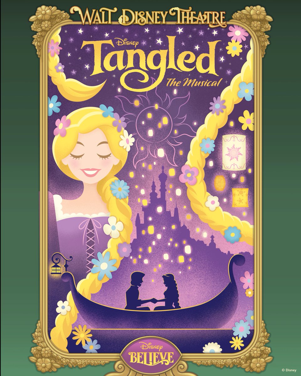 DisneyParks's tweet photo. Tangled: The Musical is coming to the Disney Believe with all-new set designs and special effects exclusive to the ship ✨ #DisneyBelieve https://t.co/IcbeEL5kjr