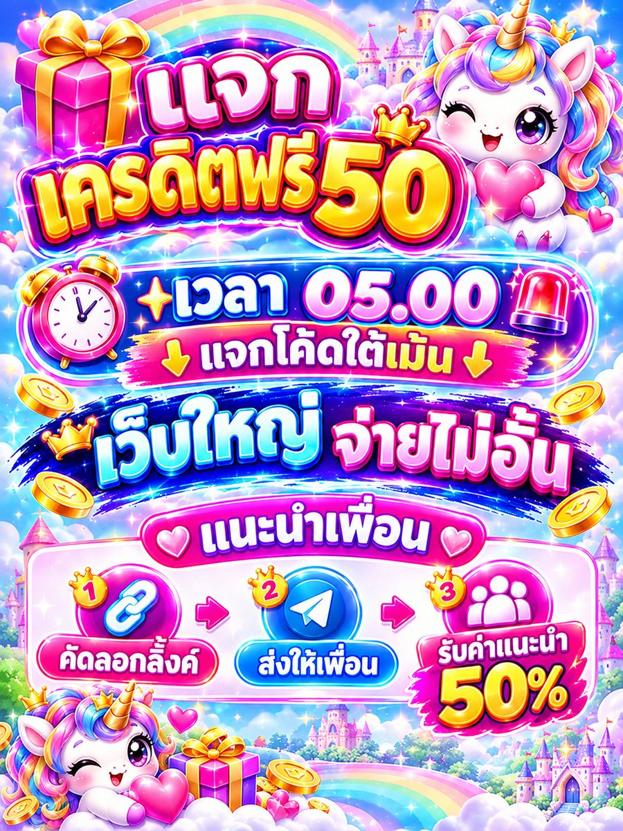 wingvip88pro's tweet photo. 🎰WINGVIP88🎰
🪙#แจกฟรี50 ไม่ต้องฝากก่อน
🪙#เว็บตรง #WINGVIP88 อันดับ1
🪙ฝาก - ถอนออโต้ทันใจ เพียง1วิ
เวลา 05:00 แจกโค้ดใต้เม้นติดตามไว้เลย
สมัคร : https://t.co/9Fe2NT9YHk

#WINGVIP88 #แจกเครดิตฟรี #เครดิตฟรี50 #สล็อตเครดิตฟรี #สล็อตpgเว็บตรง https://t.co/1IwXSKbIvT
