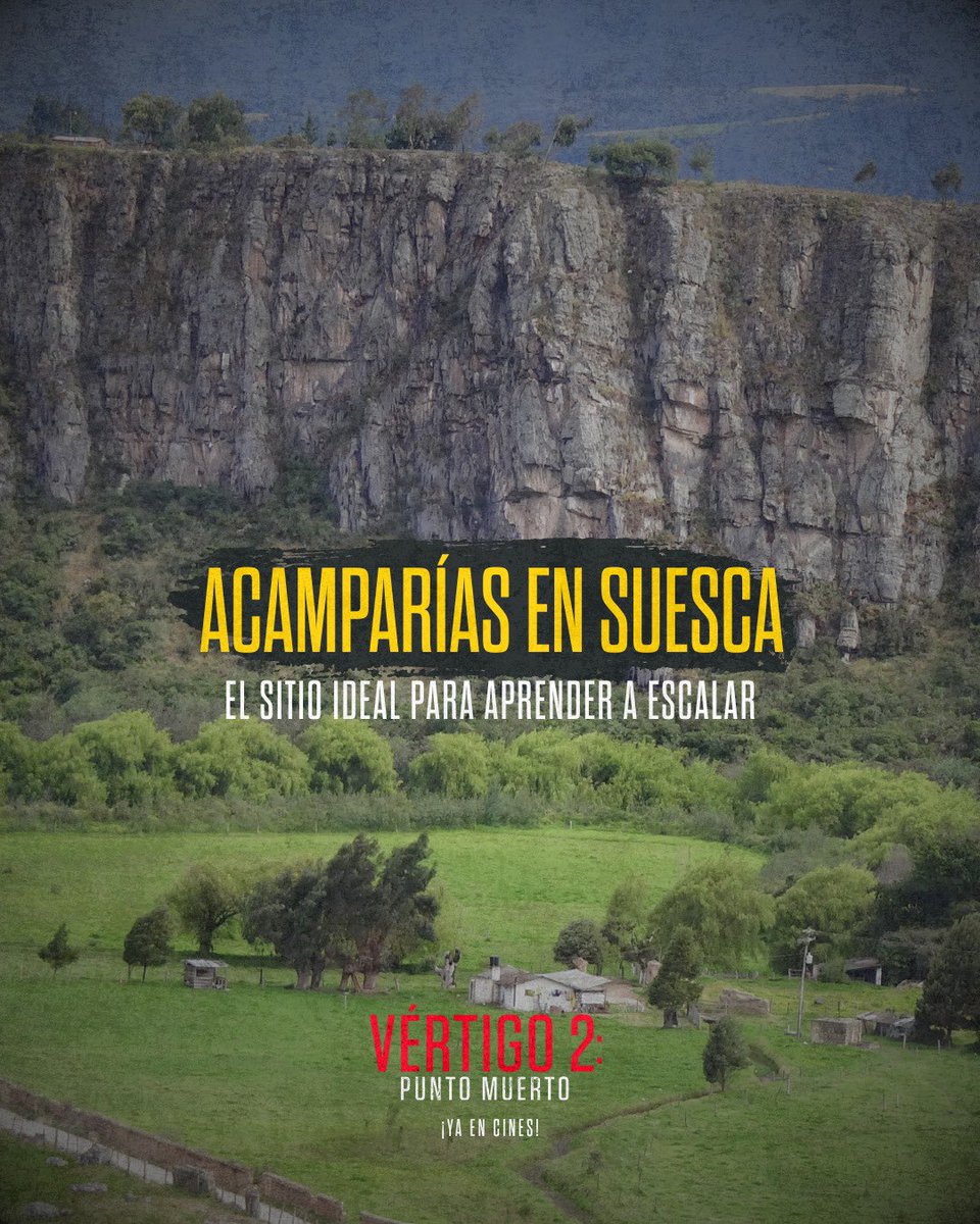 SihayCine's tweet photo. Quienes han recorrido #Colombia saben una cosa: es un gran lugar para escaladores 🧗 

Estos son algunos de los lugares en los que podría vivirse el #Vertigo si la película ocurriera en Colombia 🇨🇴 

#VERTIGO2: PUNTO MUERTO 🏔️ ¡Solo en cines! 🍿

#SíHayCine #fall2 [1/2] https://t.co/2lLMB7xX1g
