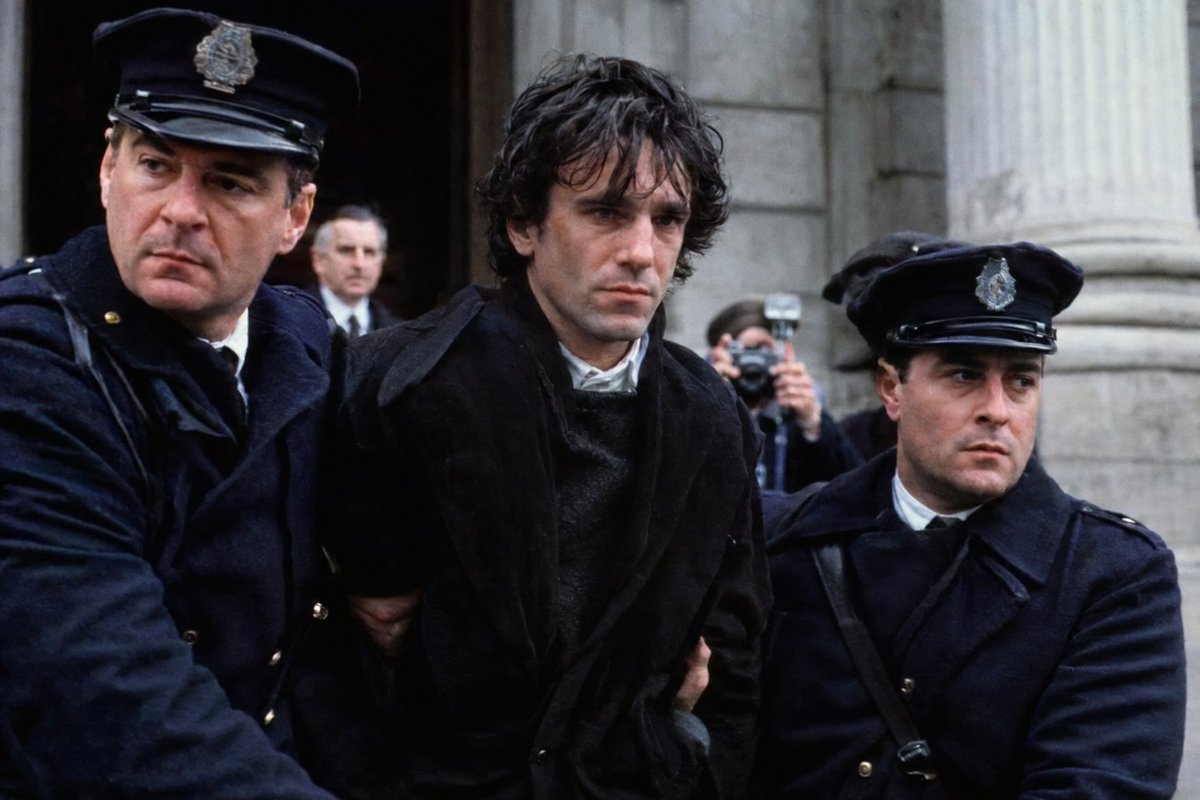 Uzonna7's tweet photo. 🎬📺In the Name of the Father(1993)🔥4/5⭐

In the Name of the Father isn’t a courtroom movie. It’s a father-son movie that happens to indict a state.

Daniel Day-Lewis rages. Pete Postlethwaite forgives. The system loses both arguments.

Cops in this movie treat a confession like a finished puzzle. In the Name of the Father spends two hours showing you the missing pieces, then asks why nobody in a uniform wanted them.

Pete Postlethwaite as Giuseppe Conlon barely raises his voice and still owns the film. In the Name of the Father understands that the quiet man in the cell is the one the story can’t survive without.

They didn’t just jail Gerry Conlon. They jailed his father for trying to help him. In the Name of the Father makes that the whole point, and it still feels unreal that it had to be a movie before enough people flinched.

⭐Synopsis:  A son confesses to a bombing he didn’t do.

His father comes to England to clear him and gets a cell instead.

In the Name of the Father is the long walk from that signature to the day the signature stops counting.
