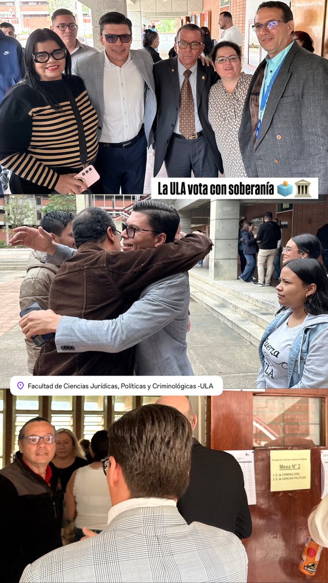 impulsoresdeTU's tweet photo. La ULA vota con soberanía 🗳️🏛️

El proceso electoral de cogobierno profesoral universitario se desarrolló con normalidad en la Facultad de Ciencias Jurídicas y Políticas 🙌🏻

¡Impulsemos juntos la Transformación Universitaria! 💙💛 https://t.co/M7kFdIQrfM