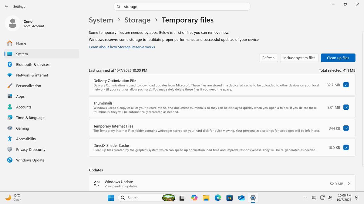 XenoPanther's tweet photo. Seen in other channels, build 29683 now includes the modern Temporary files UI and can be enabled with ID 61456288 https://t.co/9q0NVsibMs
