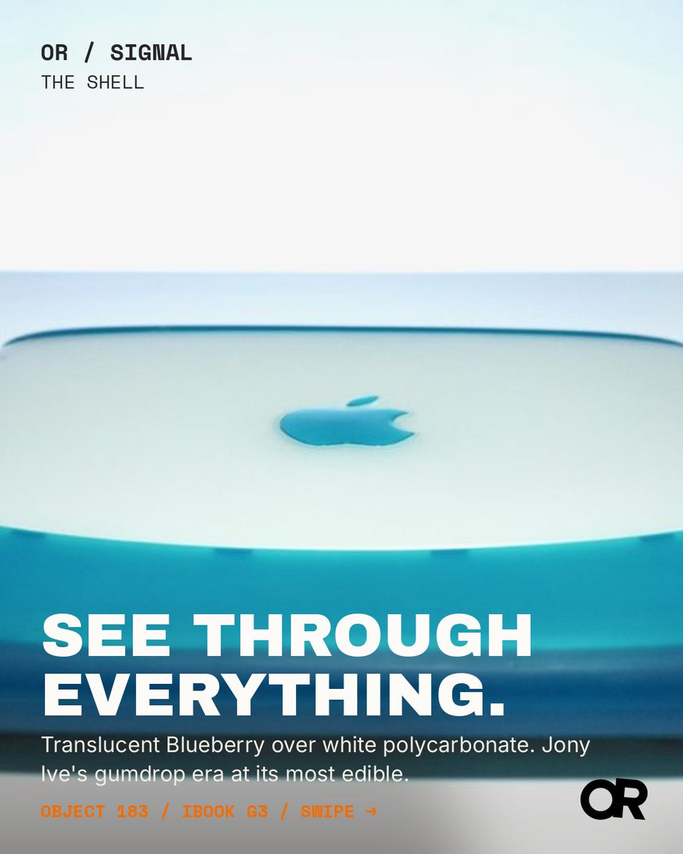 objectreport's tweet photo. @Apple #objectreport #apple #ibook #retro #tech #design https://t.co/11X20mGcKl