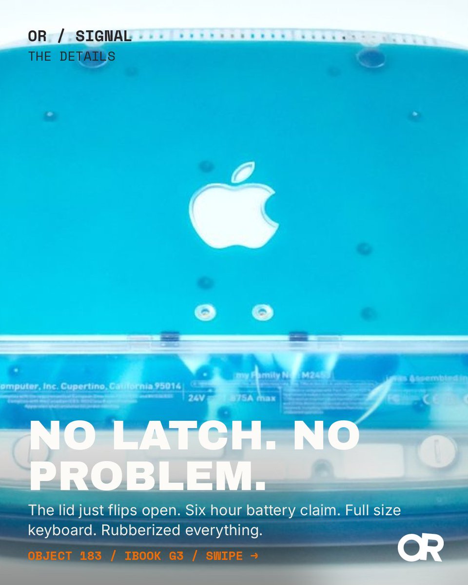 objectreport's tweet photo. @Apple #objectreport #apple #ibook #retro #tech #design https://t.co/11X20mGcKl