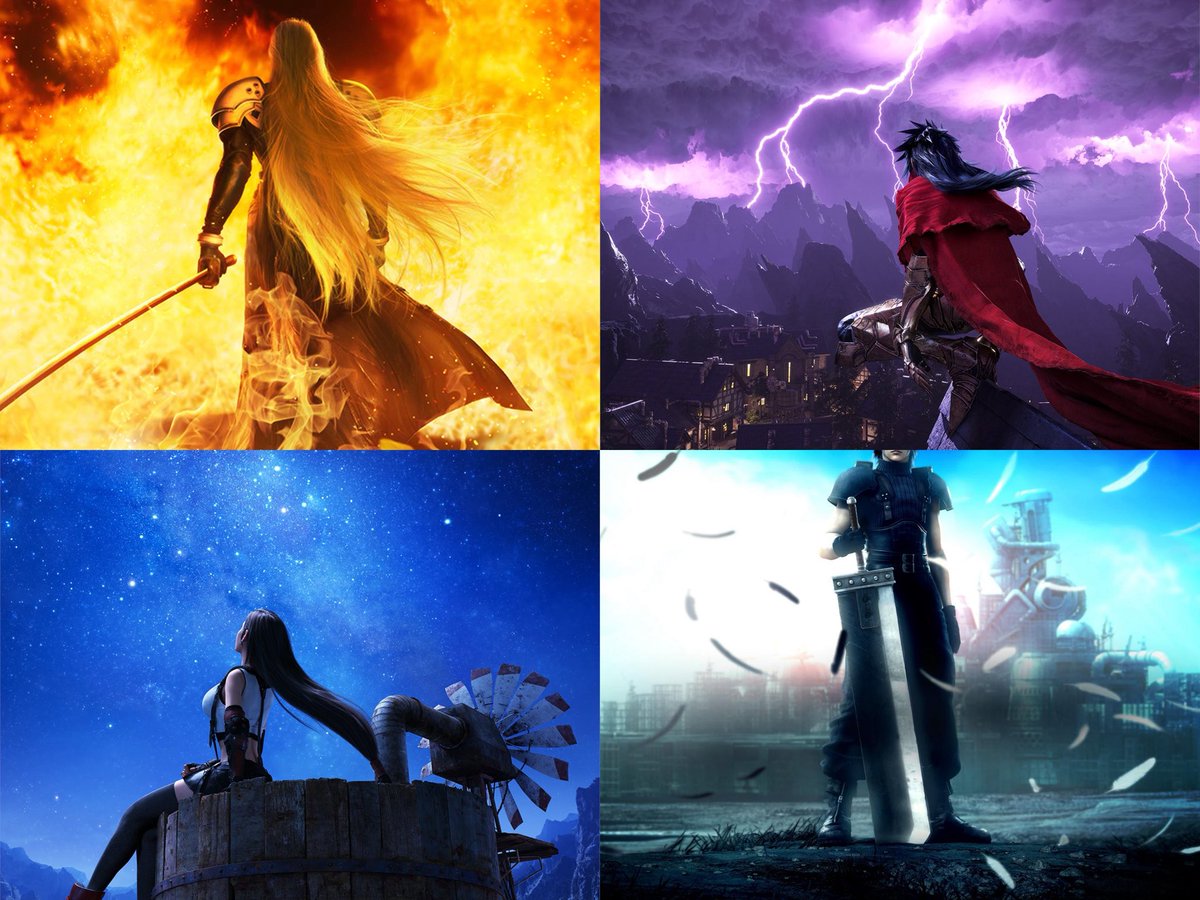 BMhtk7cc's tweet photo. my favorite FFVII sibling quartet 🖤 https://t.co/ELNEIUzLcX