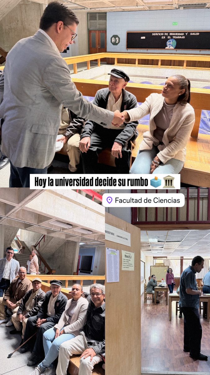 impulsoresdeTU's tweet photo. Hoy, 07 de octubre, la ULA decide su rumbo 🗳️🏛️

El Dr. Virgilio Castillo acompañó a los profesores de la Facultad de Ciencias, en compañía del Dr. Ángel Andara 🎓🙌🏻

Impulsores de la Transformación Universitaria ✊🏻 https://t.co/1LrRp9LjyA