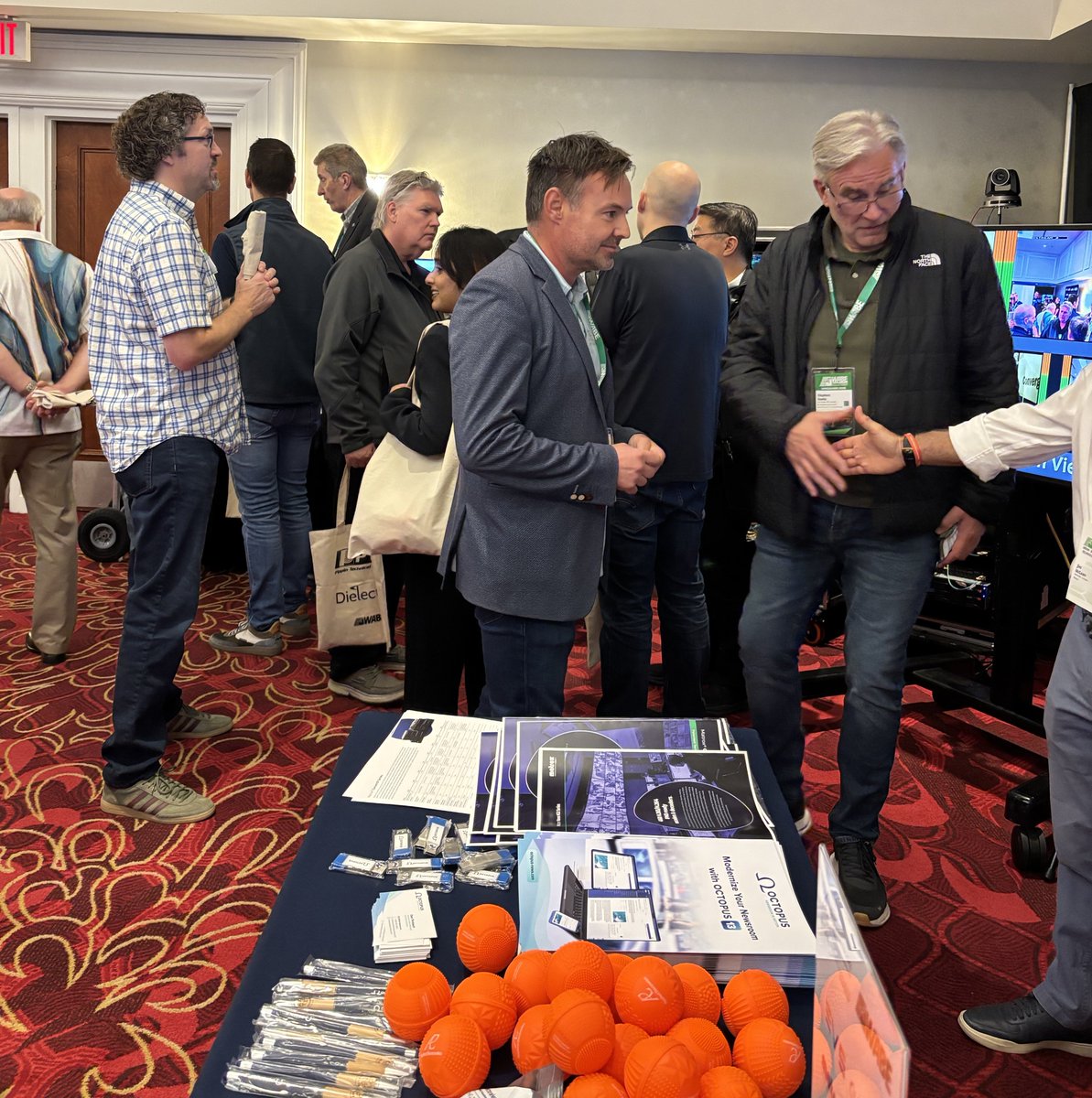Applied_tweets's tweet photo. 📸 A few action shots from our WABE booth in Vancouver! Our team has been busy connecting with clients, partners, and fellow professionals from across the broadcast and media technology industry.
#WABE2026 #AppliedElectronics #BroadcastTechnology #MediaTechnology #AVTechnology https://t.co/dYfRh0a8xH