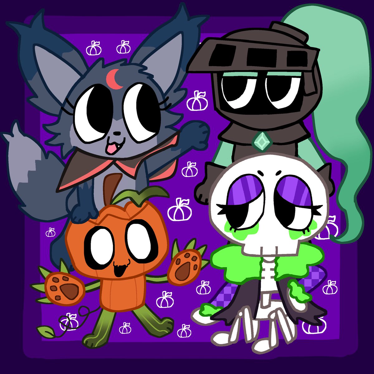 spaceysdream's tweet photo. HALLOWEEN TOONS!! #dandysworld https://t.co/JUgh8XmLDS