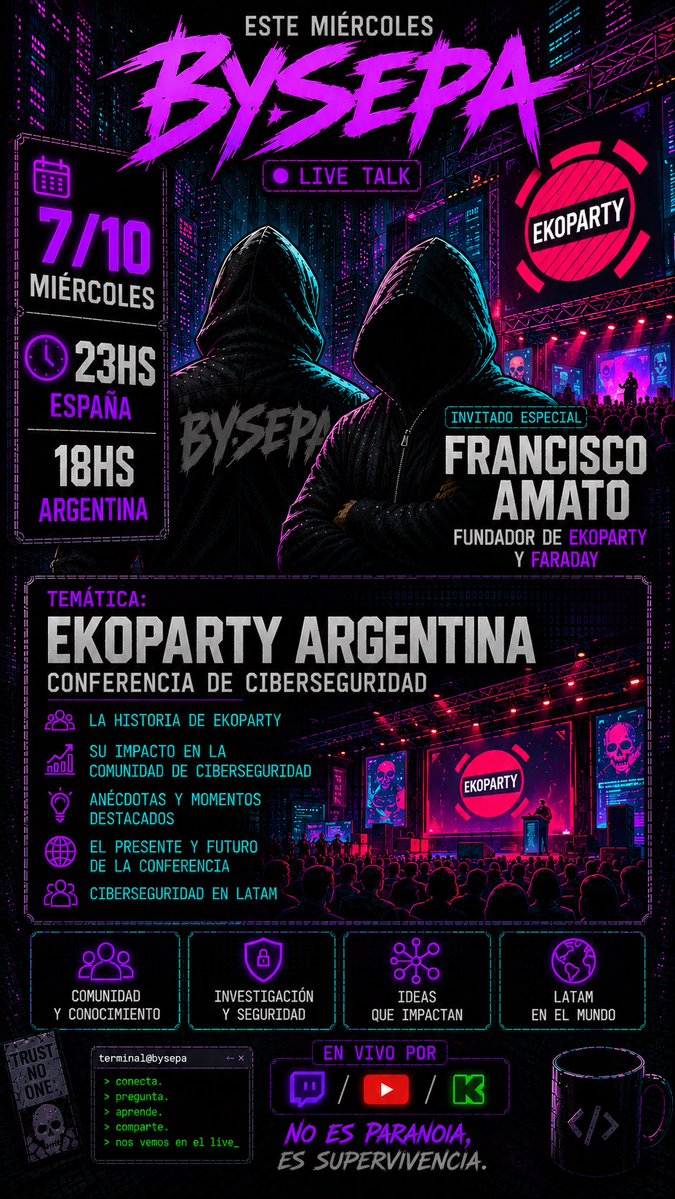 bysepatw's tweet photo. 🚨 Ya estamos en vivo por Kick, Twitch y Youtube !!! https://t.co/gaiY5XVfoc con @famato https://t.co/bZ57Xo8PRU