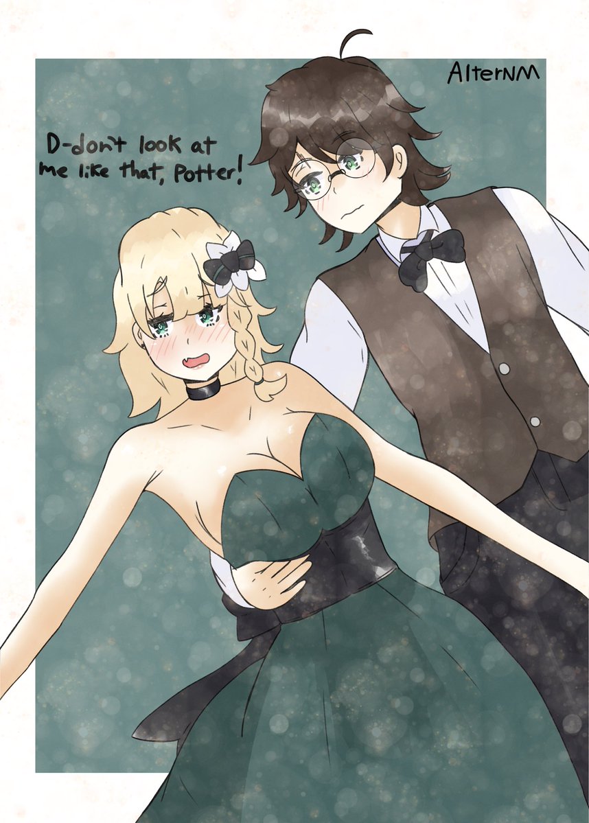 AlterNightM's tweet photo. HP Year 4. A Yule Ball to Remember

#malfoid https://t.co/QVUZ7YmHKT